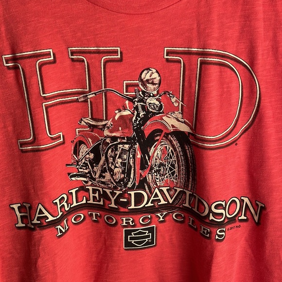 Harley-Davidson TIMELESS LEGENDS Orange Tee- Small - Picture 9 of 9